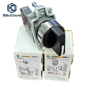 Illuminated <b>Push</b> Button Switch XB4BD31 XB4BD33 XB4BD35 22mm Momentary NO NC Contact LED Indicator Control Station - Product Image 1