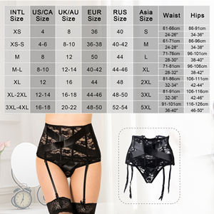 Jarretelles sexy en dentelle pour femmes, lingerie de haute qualité, culottes, jarretelles, grandes tailles, pour femmes - Product Image 2