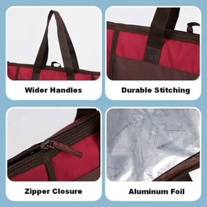 Cadeaux promotionnels, sac isotherme réutilisable en Oxford avec logo personnalisé, garde au chaud et au frais, prix d'usine - Product Image 4
