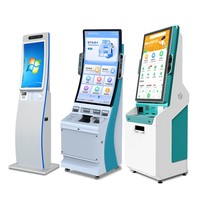 Terminal de libre-service tactile intelligent pour hôpital, banque, hôtel, gouvernement, SDK, écran tactile capacitif 10 points de 32 pouces, hôpital