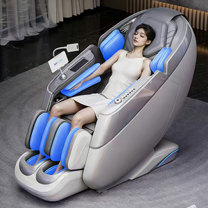 <span class=keywords><strong>Fauteuil</strong></span> <span class=keywords><strong>de</strong></span> massage moderne <span class=keywords><strong>de</strong></span> haute qualité avec fonction musicale, rouleau pour les pieds, massage <span class=keywords><strong>Shiatsu</strong></span> 3D, zéro gravité, corps entier 4D, pour le <span class=keywords><strong>bureau</strong></span> - Product Image 4