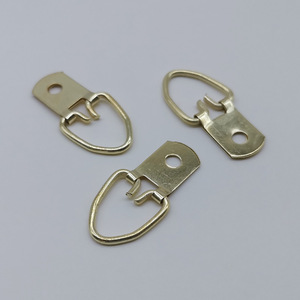 Single-hole <b>Photo</b> <b>Frame</b> Hooks Oval Iron Reusable Picture Wall Decor Accessories Minimalist Modern Style - Product Image 2