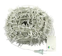 Cordão de luzes de led, feriados, exterior, 100, 10m, 220v, 110v, decoração de natal, festa de casamento, iluminação guirlanda, luz de natal