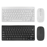 Set Keyboard dan Mouse Nirkabel Raspberry Pi, Baterai Kering Raspberry Pi 4B, Kit Keyboard dan Mouse 2.4GHz Tanpa Driver