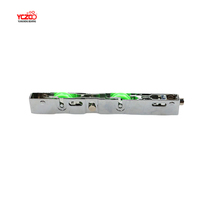 YCZCO-polea de rodillo de rueda de plástico de hierro para puerta de ventana, accesorios de ventanas deslizantes UPVC