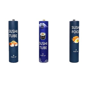 Emballage cylindrique pour concept de sushi pop-up, boîte à sushi pop-up, tube à sushi push-pop de qualité alimentaire, <span class=keywords><strong>carton</strong></span> à sushi - Product Image 4