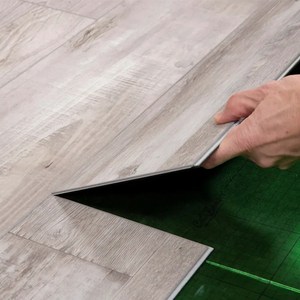 Gỗ màu bấm vào SPC sàn LVT sàn 6 mét sang trọng Vinyl gạch SPC bấm vào sàn với ixpe - Product Image 2