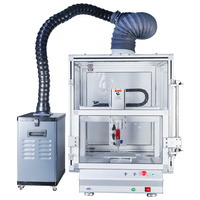Robot Dispensador de Pegamento Automático de Alta Producción, Máquina de Programación CNC Marca Xiaomao, 1 Año de Garantía, Rodamientos y Motor