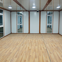 Maison conteneur préfabriquée extensible de luxe à structure en acier moderne, construction rapide, mini-maison mobile, véranda, villa préfabriquée