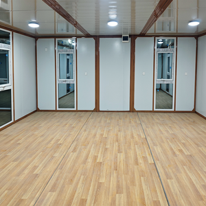 Casa Contenedor Prefabricada de Estructura de Acero Moderna <span class=keywords><strong>y</strong></span> de Lujo, de Construcción Rápida, Expandible, Casa Móvil Pequeña, Solárium, Villa Prefabricada - Product Image 5