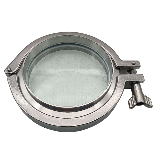 DN150 OD154MM SS304 Stainless Steel High Quality Compass DIN Tri Clamping End Sight Glass for the Food and Beverage Processing