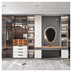 Armario de Tela con Diseños Combinados, Mueble de Dormitorio, Armario con Barra, Armarios, Alacenas, Uso Doméstico - Product Image 6