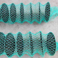 Équipement d'aquaculture en HDPE 100% carré ou cylindrique, cages d'élevage de poissons, filets pour huîtres, coquilles Saint-Jacques, filets lanterne