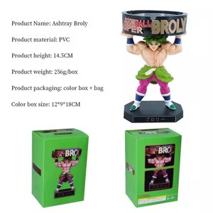 <span class=keywords><strong>Cendrier</strong></span> en plastique de 13-14 cm, modèle de personnage Saiyan Broly de l'anime Dragon Ball Z, pour la décoration - Product Image 2