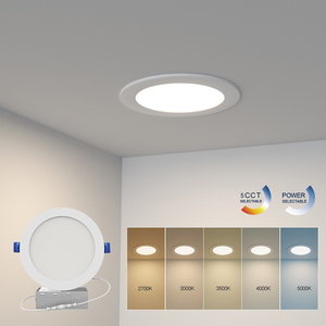 Panel de Luz LED Empotrable, Delgado, Multicolor, de Aluminio Comercial, con Garantía de 5 Años, Duradero, 9W 12W 18W, Regulable, Disponible en EE. UU. - Product Image 4