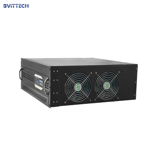 Convertisseur de télécommunications de type rack 48 DC vers AC monophasé à onde sinusoïdale pure 2U 220VAC 8KVA pour centre de données - Product Image 2