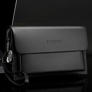 Bolsos de hombre CORCHIS <span class=keywords><strong>1910</strong></span> de moda, bolso de mano de cuero de alta calidad para hombre, cartera larga duradera de gran capacidad para negocios con múltiples ranuras para tarjetas - Product Image 6