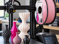 Filament PETG haute résistance translucide rose 1,75 mm 1 kg Yiqiu3D pour imprimante 3D, idéal pour les pièces fonctionnelles sur Bambu Lab Creality