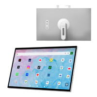 Proveedor de Televisor Portátil LED Blanco de 27 Pulgadas, Dispositivo de Transmisión en Vivo, Pantalla LCD Interactiva, Televisor Inteligente Electrónico Tiktok