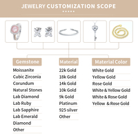 Xingyue Lieferant Großhandelspreis FL VVS 0,7-2,9 2mm Diamantprüfer-geprüfter loser Moissanit Melee Diamant