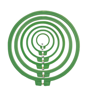 Telaio Circolare in Plastica Verde 210 mm per Ricamo, Parti di Ricambio per Macchine Tessili e Abbigliamento - Product Image 1