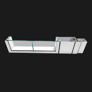 Mới nhất Tempered Glass màn hình văn phòng phân vùng OEM Tùy chỉnh cao cấp chất lượng văn phòng phân vùng hiện đại - Product Image 6