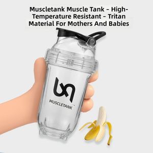 Shaker personnalisé en Tritan 18oz/500ml, compatible lave-vaisselle, sans BPA, anti-fuite, écologique, bouteille de protéines pour la gym et le sport avec couvercle - Product Image 6