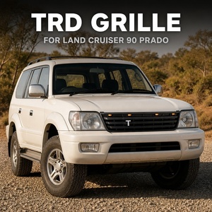 MARVELAND Grille de calandre centrale noire mate style TRD pour Toyota Land Cruiser Prado 90 95 Series - Product Image 4