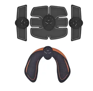 Wireless EMS Abdominal Muscle Trainer Belt Vibration Fitness Body Arm Slimming Massager Fat Burning Exercise Belt Equipment