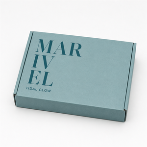 Boîtes d'expédition personnalisées en kraft avec laminage mat auto-scellant pour produits de soin de la peau, emballages pour marques en ligne, boîtes d'expédition pour cosmétiques - Product Image 1
