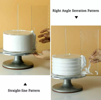 Groothandel 6.25 "8.25" 10.25 "Acryl Ronde Cake Disk Set Cake Discs Cirkel Base Boards Met Center Gat
