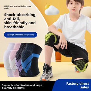 Genouillères unisexes professionnelles pour enfants, respirantes, anti-chute, absorbant les chocs, en nylon, pour la gym et le cyclisme - Product Image 4