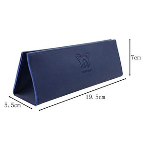 Makeup Pencil Case Premium Faux Leather Portable Cosmetic Stationery Storage <b>Bag</b> Functional Pen Organizer - Product Image 2