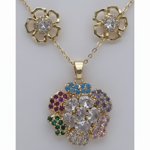 Emocionante Paquete de joyería fina de seis piezas Juego de exploración de moda de cobre chapado en oro - Product Image 1