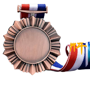 पूर्ण कस्टम राउंड स्पोर्ट्स प्रतियोगिता पदक स्वर्ण प्लेटेड मिश्र धातु डिजिटल प्रिंटिंग कास्ट और उत्कीर्ण डिजाइन टॉपवेल ब्रांड - Product Image 5