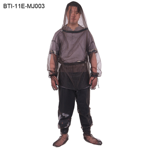 Protección Exterior Contra Insectos (Moscas, Mosquitos, Mosquitos de la Noche y Mosquitos de la Mañana) Traje de Malla Antimosquitos - Café/Gris Claro Tallas S/M-L/XL (B07) - Product Image 1