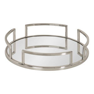 Bandeja de mesa chapada en latón para comedor en casa, borde decorativo con acabado dorado, bandeja decorativa para servir alimentos para cocina, bandeja de Metal - Product Image 5
