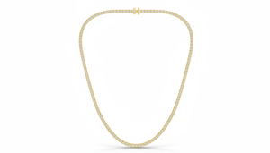 Collar de Diamantes Redondos Eternidad de Lujo, Piedras Preciosas Brillantes para Mujer, Regalo de Joyería para Ocasiones Especiales o Moda Diaria - Product Image 2