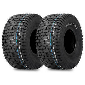 15x6.00-6 4プライ芝刈り機用チューブレスタイヤ（トラクター乗用芝刈り機用） - Product Image 1