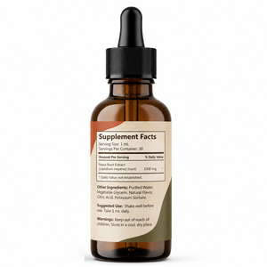 Gotas Líquidas de Extracto Herbal de Raíz de Maca para Uso Oral en Adultos - Apoyo para la Resistencia y la Energía - Product Image 6