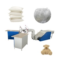 Ligne de production textile, machine automatique de rembourrage de jouets en peluche, machine de remplissage de coussins en fibres de polyester