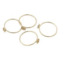 4mm Fassung-Ringrohling zum Stapeln für Schmuckherstellung, Größen 5 6 7 8