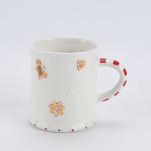 Base de Cerámica <span class=keywords><strong>para</strong></span> Pastel con Diseño de Casa de Jengibre Navideña, Pedestal Festivo con Puntos <span class=keywords><strong>para</strong></span> Postres, Exhibidor de Pasteles <span class=keywords><strong>para</strong></span> Fiestas, 10 Pulgadas - Product Image 4