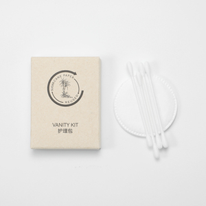 Logo du client imprimant le kit de vanité jetable biodégradable agréments d'hôtel pour l'hôtel cinq étoiles - Product Image 1