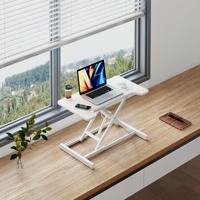 Bureau debout, table de travail relevable, bureau d'ordinateur, table pliante, bureau pneumatique, table surélevée pour ordinateur portable