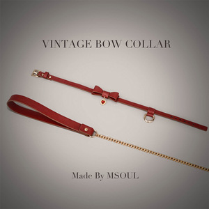 Nuevos Artículos Sensuales: Corbata de Lazo Vintage con Corazón, Collar de Bondage para Coqueteo, Corbata para Mujer, Correa, Suministros para Adultos, Venta al por Mayor, Juego SM - Product Image 2