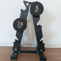 Support d'haltères triangulaire multifonctionnel portable pour salle de sport à domicile, 3, 4, 5, 6, 7, 8, 9, 10 niveaux, avec caractéristiques de sécurité et structure en acier