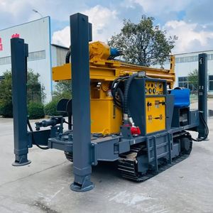 เครื่องเจาะบ่อน้ำแบบติดตั้งบนรถตีนตะขาบเหล็ก 180 เมตร จากโรงงาน ราคาโรงงาน ยังไม่มีรีวิว - Product Image 6