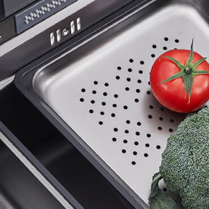 อ่างล้างจานแบบฝังใต้เคาน์เตอร์ Flying Rain Thickened Waterfall Sink ผลิตจากสแตนเลส 304 ผิวปัดเงา แบบอ่างเดี่ยว - Product Image 1