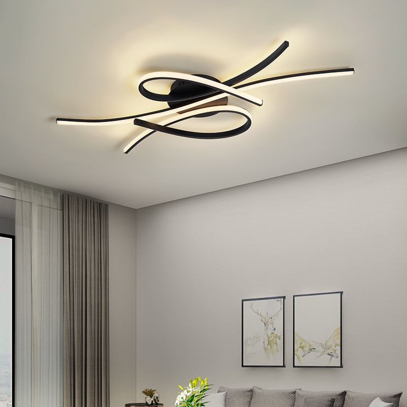 Vintage Linear Design Indoor Lighting Ceiling Lights Home Decoration for Living Rooms Garages Mounting Options Base Material I
